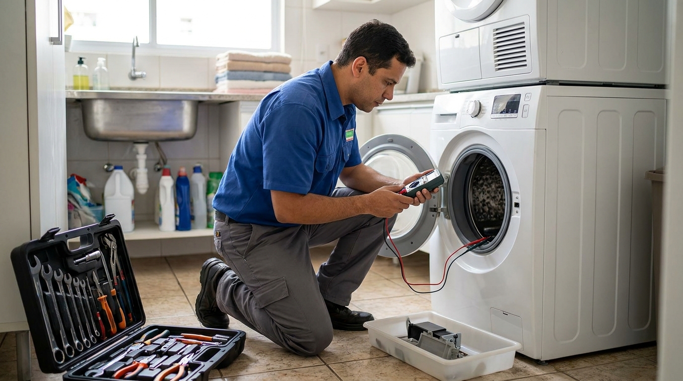 Reparo de lava e seca em Limeira‑SP